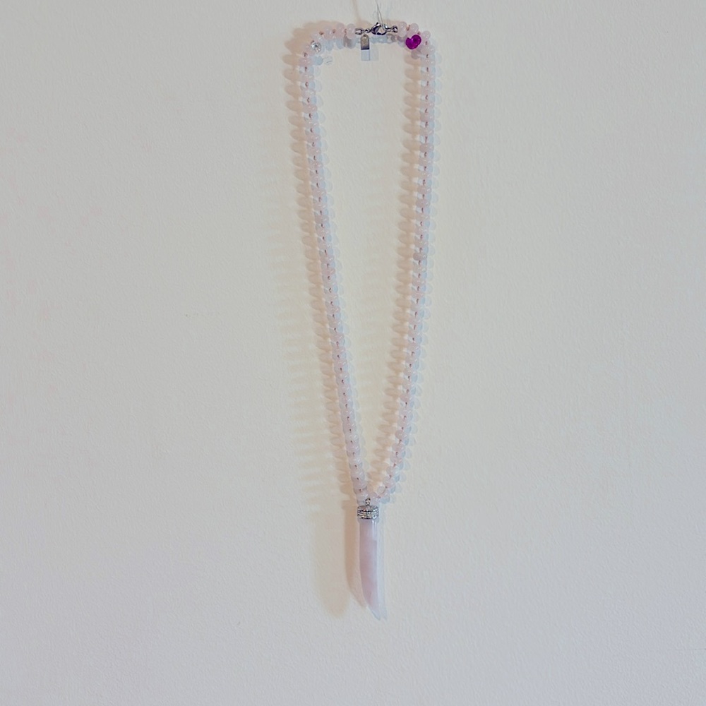 PRE-LOVED light Pink Ralph Lauren Long necklace